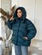 Куртка Біопух Frosty Glam зелений JKT-231 фото
