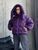 Куртка зимова Jane фіолетова S JKT-238 фото