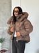 Куртка зимняя Jane коричневая S JKT-238 фото